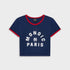 CROP TOP AZUL PARIS MONOIC